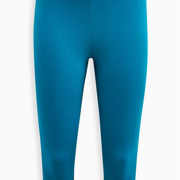 ❤️NWT VINTAGE TORRID LEGGING - BRIGHT BLUE - PEDAL PUSHER - SIGNATURE WAIST 1X - Picture 7 of 10